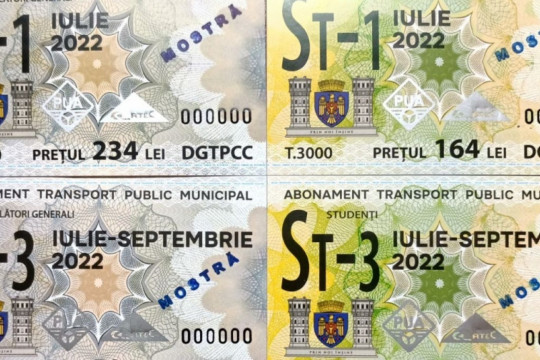Noile abonamente pentru transportul public din Chișinău vor putea fi achiziționate de sâmbătă. Cine va beneficia de călătorii gratuite