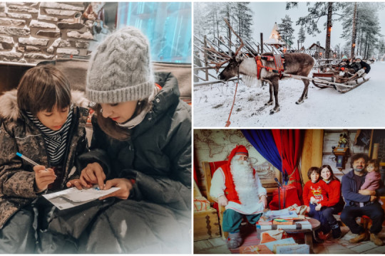 (FOTO) Dana Rogoz, vacanţă de poveste în țara lui Moș Crăciun