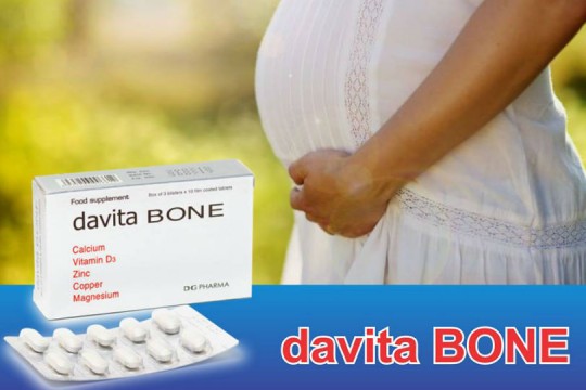 davita BONE – suplimentul de calciu pentru femeile însărcinate, dar și pentru cele care își doresc să rămână însărcinate