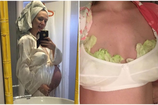 Adela Popescu despre prima sarcină: Zile întregi am umblat cu varză în sutien