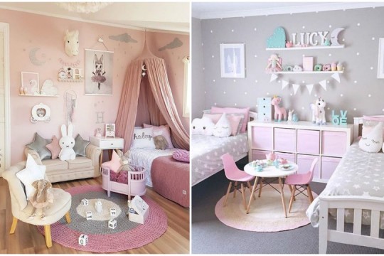 20 de idei creative pentru amenajarea camerei fetiței
